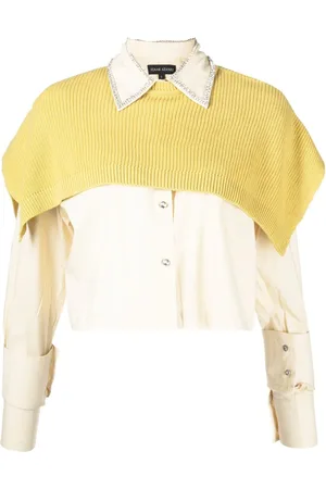 Izaak Azanei Knit cape shirt
