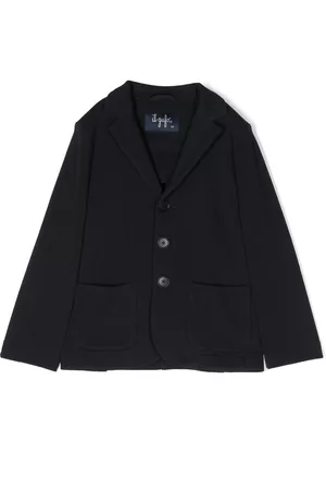 Il gufo Single-breasted cotton blazer
