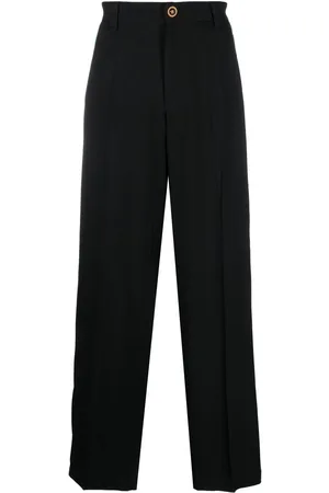 VERSACE Striped-detailing trousers