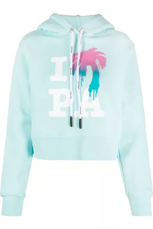 Palm Angels Logo-print cotton hoodie