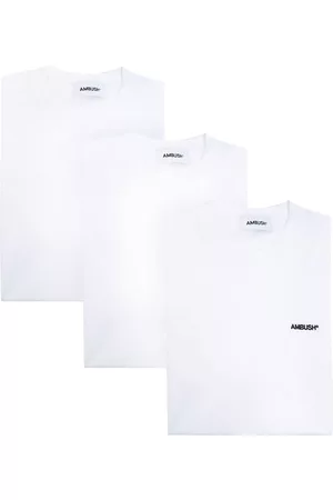 AMBUSH Logo-embroidered T-shirt set (set of three)