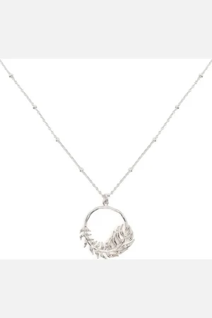 Dower and Hall Angel Feather pendant necklace