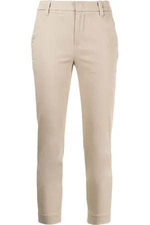 Vince Cropped stretch-cotton trousers