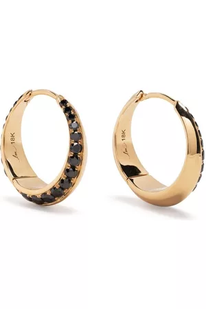 Lizzie Mandler Large Othello Crescent hoop earrings