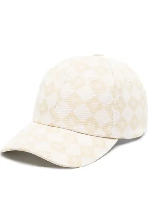 Nanushka Diamond check logo baseball cap