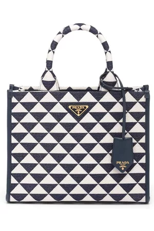 Prada Small Symbole embroidered tote bag