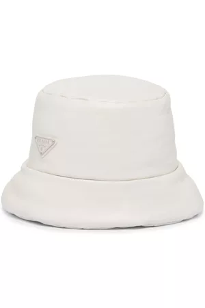 Prada Padded Leather Bucket Hat in Black