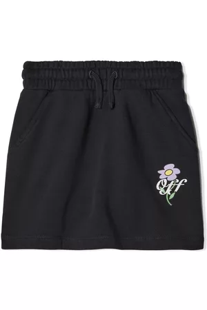 OFF-WHITE Off Flowers organic cotton skirt