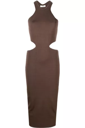 There Was One Cut-out knitted midi dress
