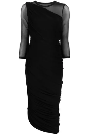 Norma Kamali One-shoulder asymmetric hem dress