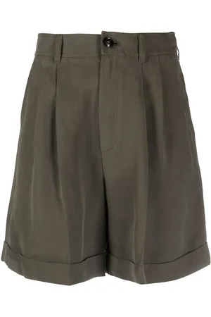 Woolrich Pleated turn-up shorts