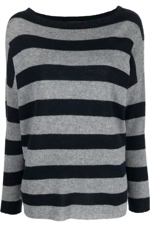 Fabiana Filippi Stripe-print cashmere jumper