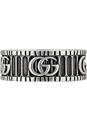 Gucci Sterling GG Marmont ring