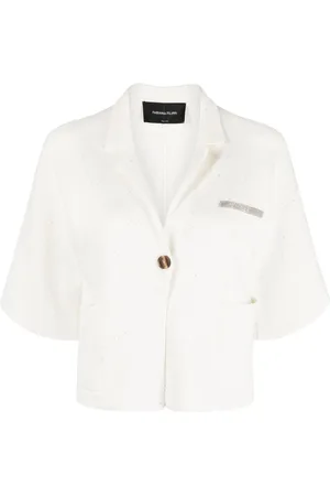 Fabiana Filippi Cropped button-fastening jacket