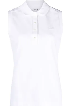 Lacoste Sleeveless cotton polo shirt