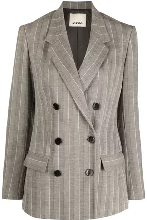 Isabel Marant Striped double-breasted blazer