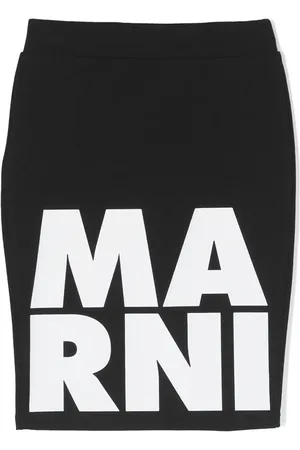 Marni Logo-print skirt