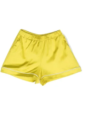 DOUUOD KIDS Shine-finish shorts