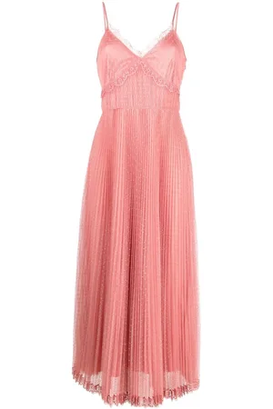 Twin-Set Pleated lace dress