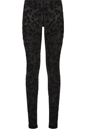Dolce & Gabbana KIM DOLCE&GABBANA embroidered tulle leggings