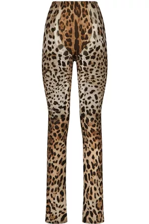 Dolce & Gabbana KIM DOLCE&GABBANA crossover-strap high-waisted Leggings -  Farfetch in 2023