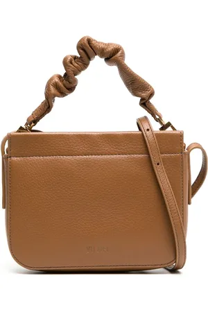 Yu Mei Scrunchie embossed-logo crossbody bag