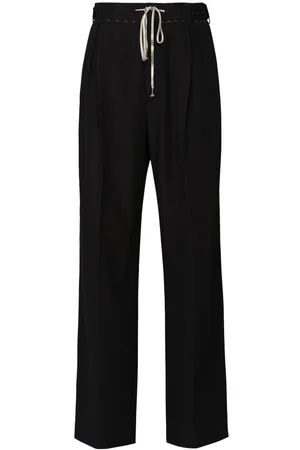 Maison Margiela Moiré-effect straight-leg trousers