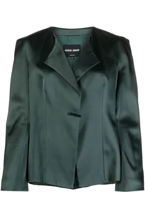 Giorgio Armani 1990s silk single-breasted jacket
