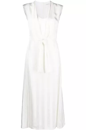 There Was One Knot-detail sleeveless midi dress