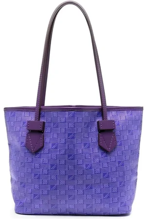 MOREAU Logo-print leather tote bag