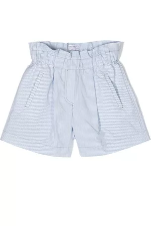 Brunello Cucinelli Striped cotton shorts