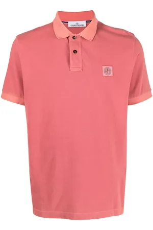 Stone Island Logo-patch polo shirt