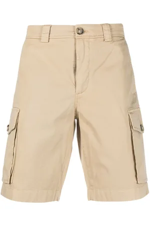 Woolrich Men Bermudas - Straight-leg cotton shorts