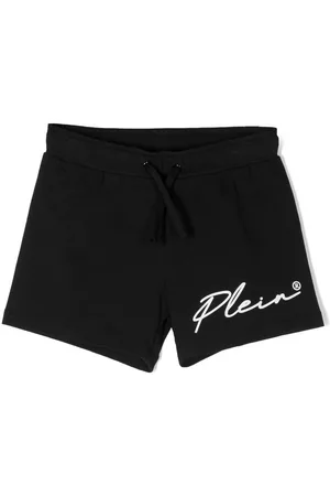 Philipp Plein Logo-detail cotton shorts