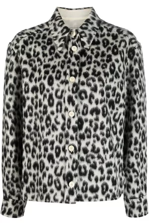 Isabel Marant Olanao leopard-print wool jacket