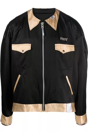 Maison Mihara Yasuhiro Colour-block bomber jacket