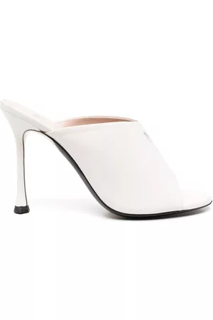 Nº21 105mm logo-print leather mules