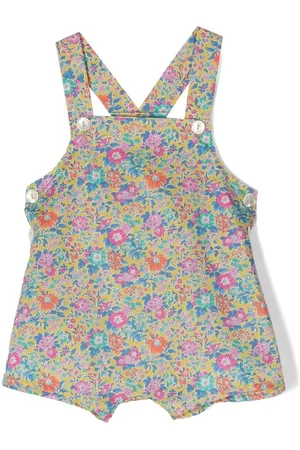 Mariella Ferrari Girls Jumpsuits - Flower-print salopettes