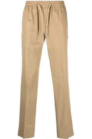 Sandro Pressed-crease elasticated trousers