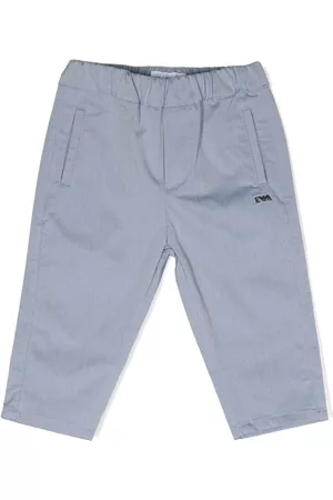 Emporio Armani Stretch-cotton tailored trousers