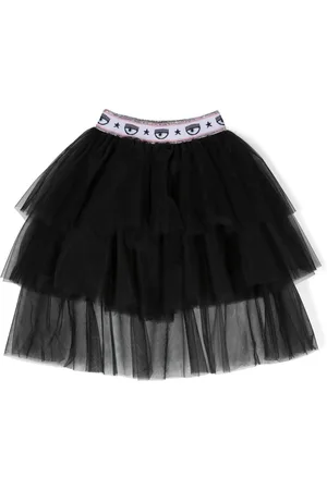Chiara Ferragni Logo-waistband tutu skirt