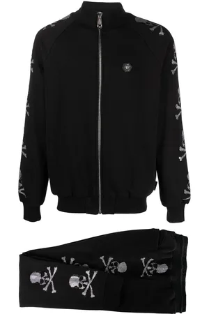 Philipp Plein Skull-motif track jacket