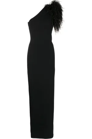 RACHEL GILBERT Elcie one-shoulder gown