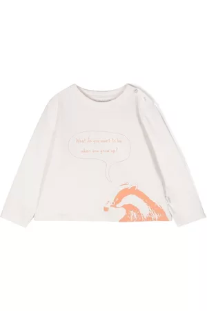 KNOT Badger long-sleeve cotton T-shirt