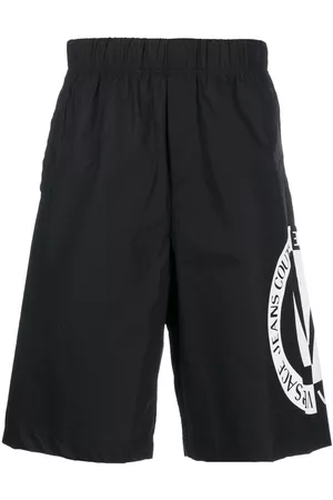 VERSACE Logo-print shorts