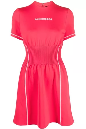 J Lindeberg Krystal smocked-waist dress