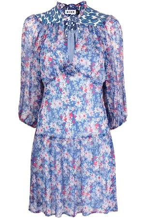 RIXO London Floral-print short dress