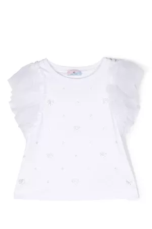 Chiara Ferragni Logo-detail cotton top