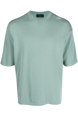 Roberto Collina Short-sleeved knitted T-shirt