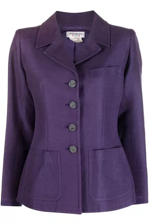 Saint Laurent Notched lapels buttoned jacket